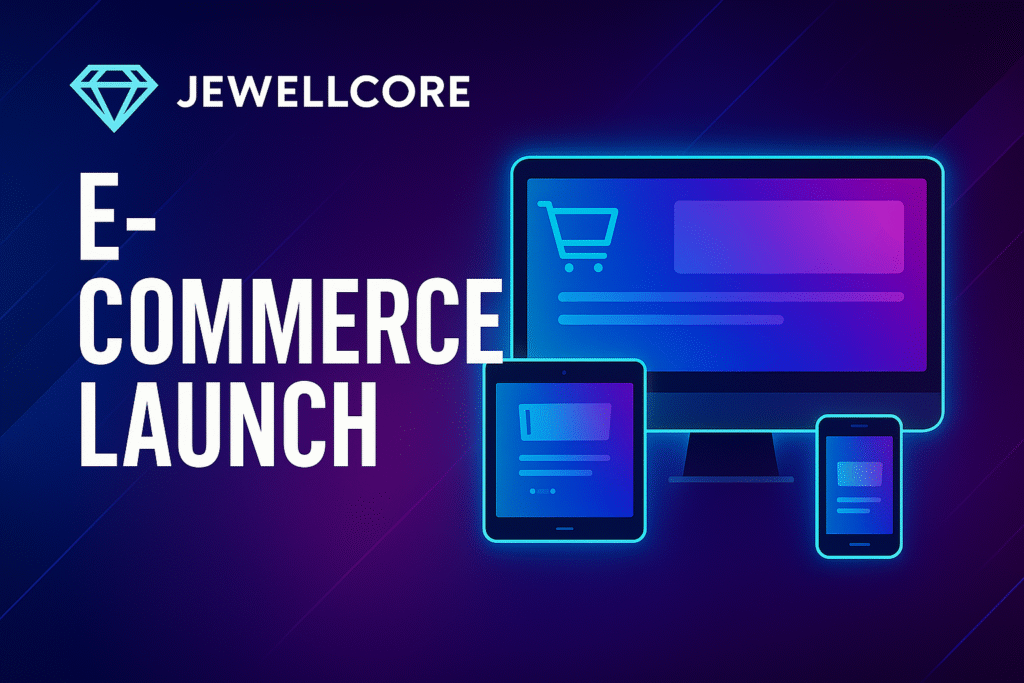 E-Commerce Launch web design package mockup